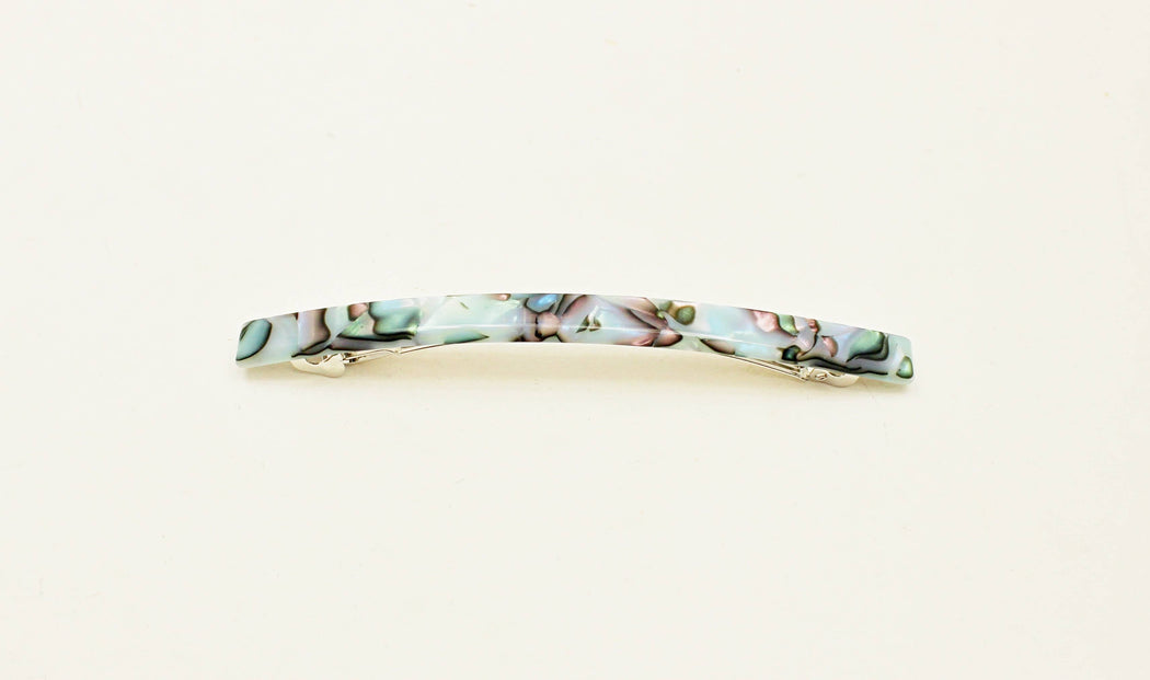 Narrow French Barrettes: Ivory