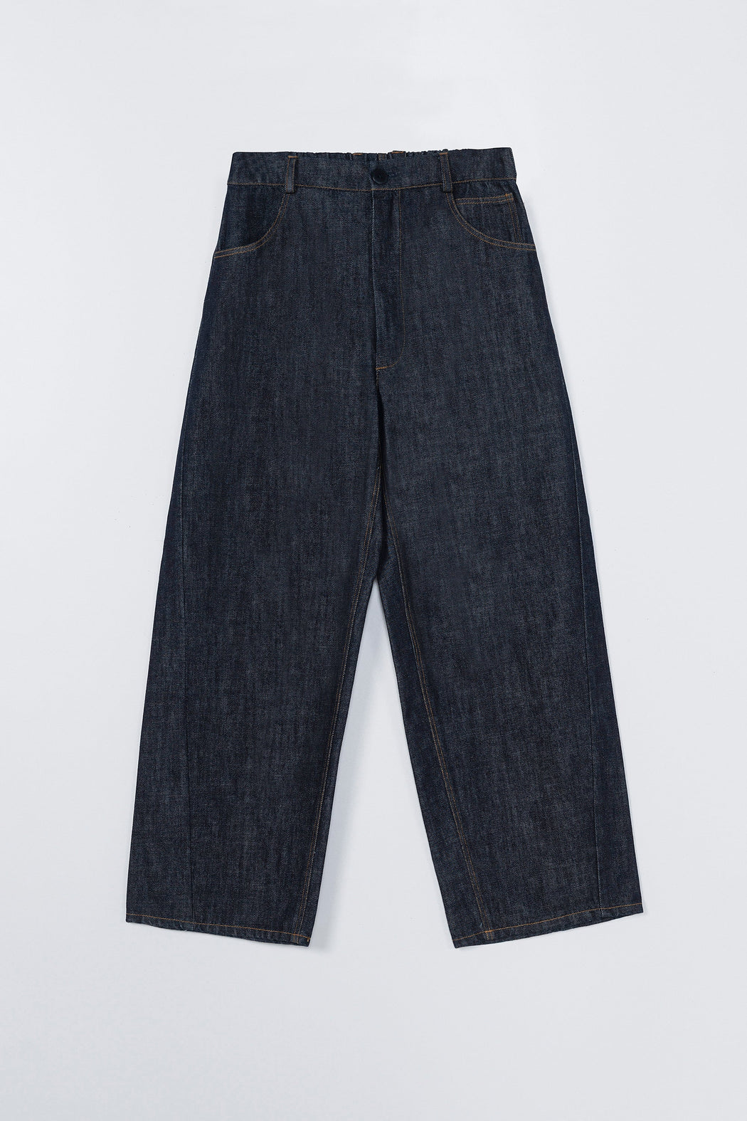 DENIM STRAIGHT PANTS | Indigo
