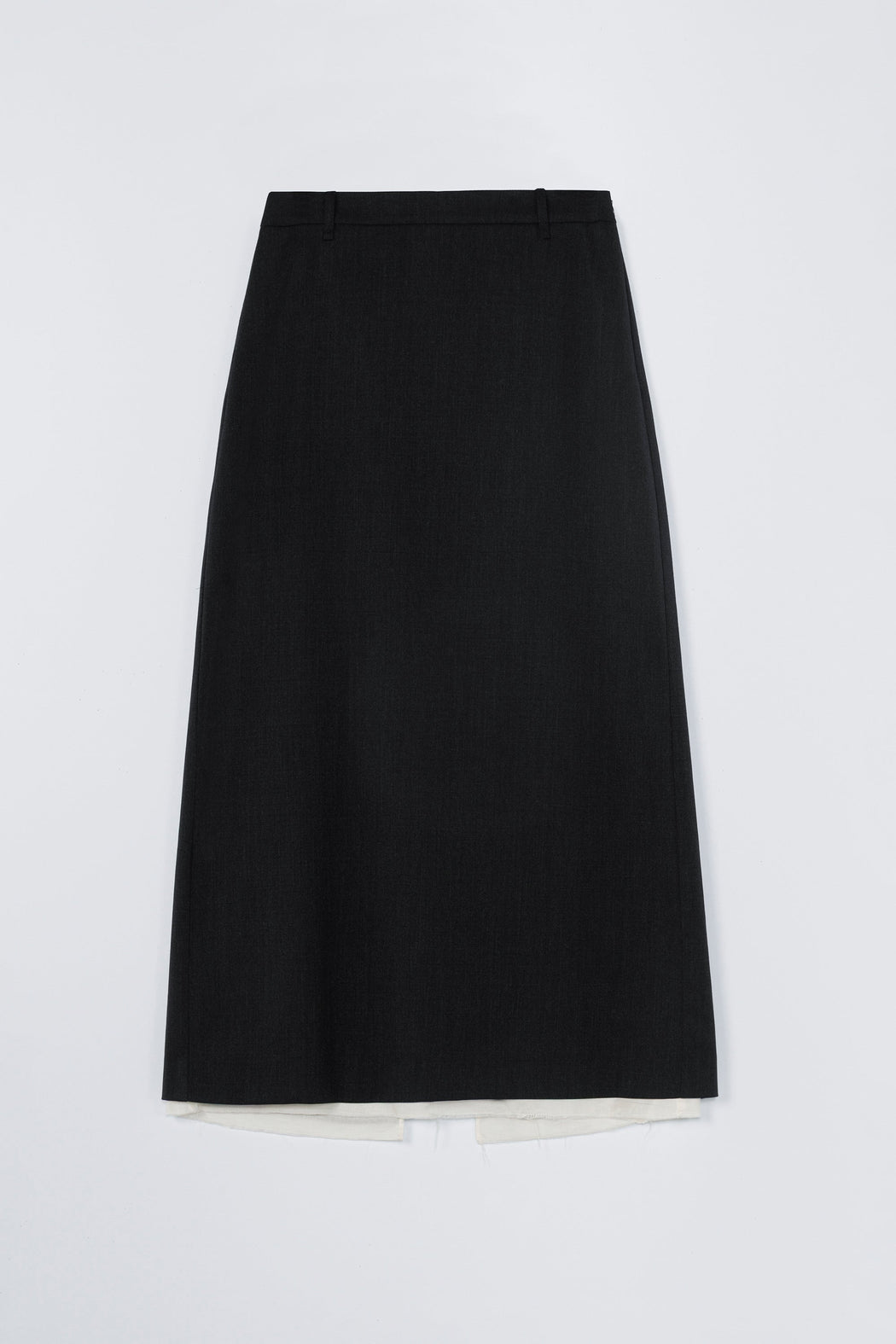 TAILORING LONG SKIRT | Anthracite