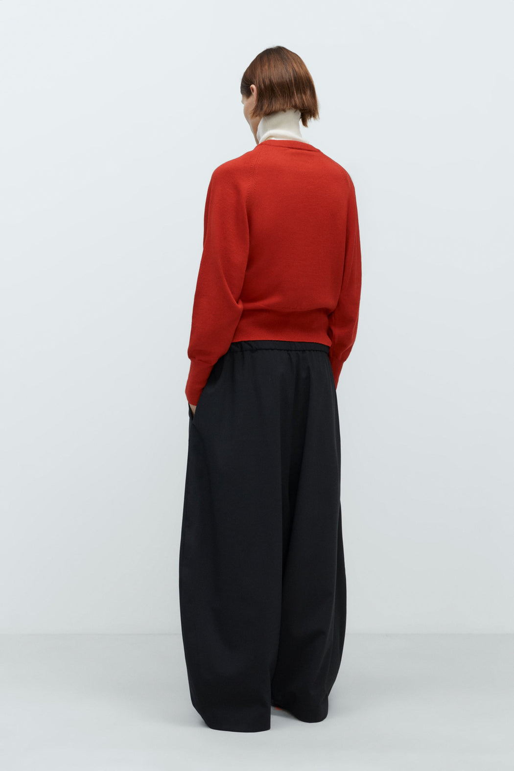 TAILORING MAXI PANTS | Black