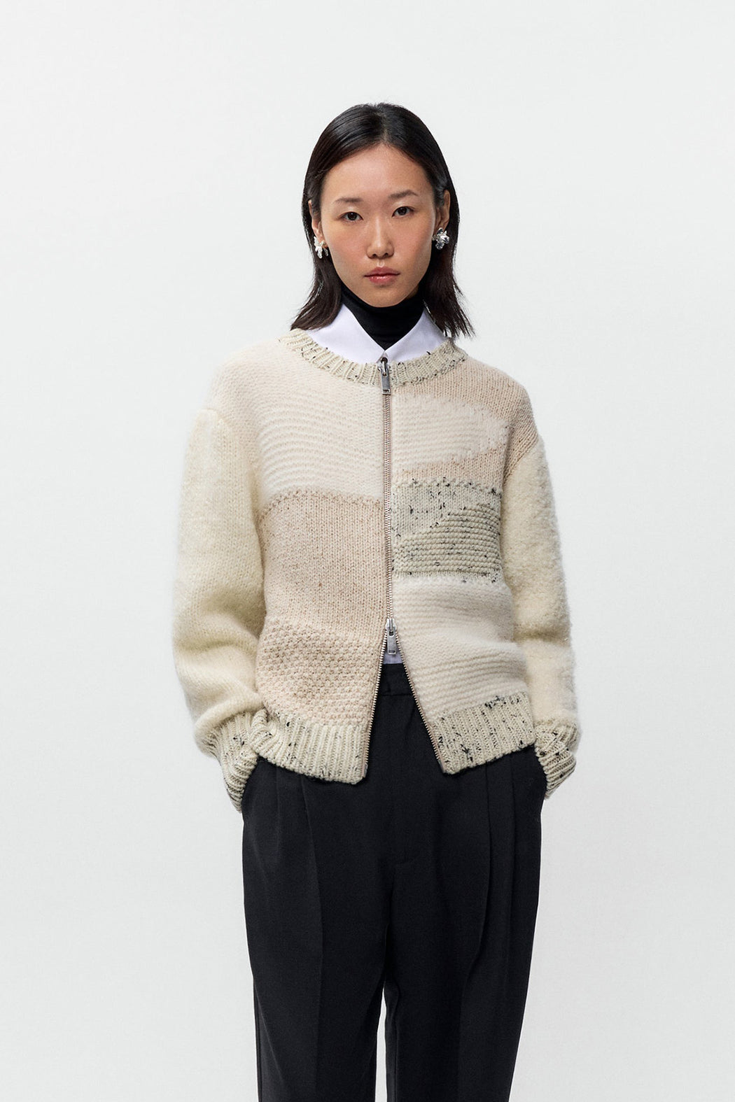 Cordera | MARLED ZIP-CARDIGAN | Neutral Mix | Hazel & Rose | Minneapolis