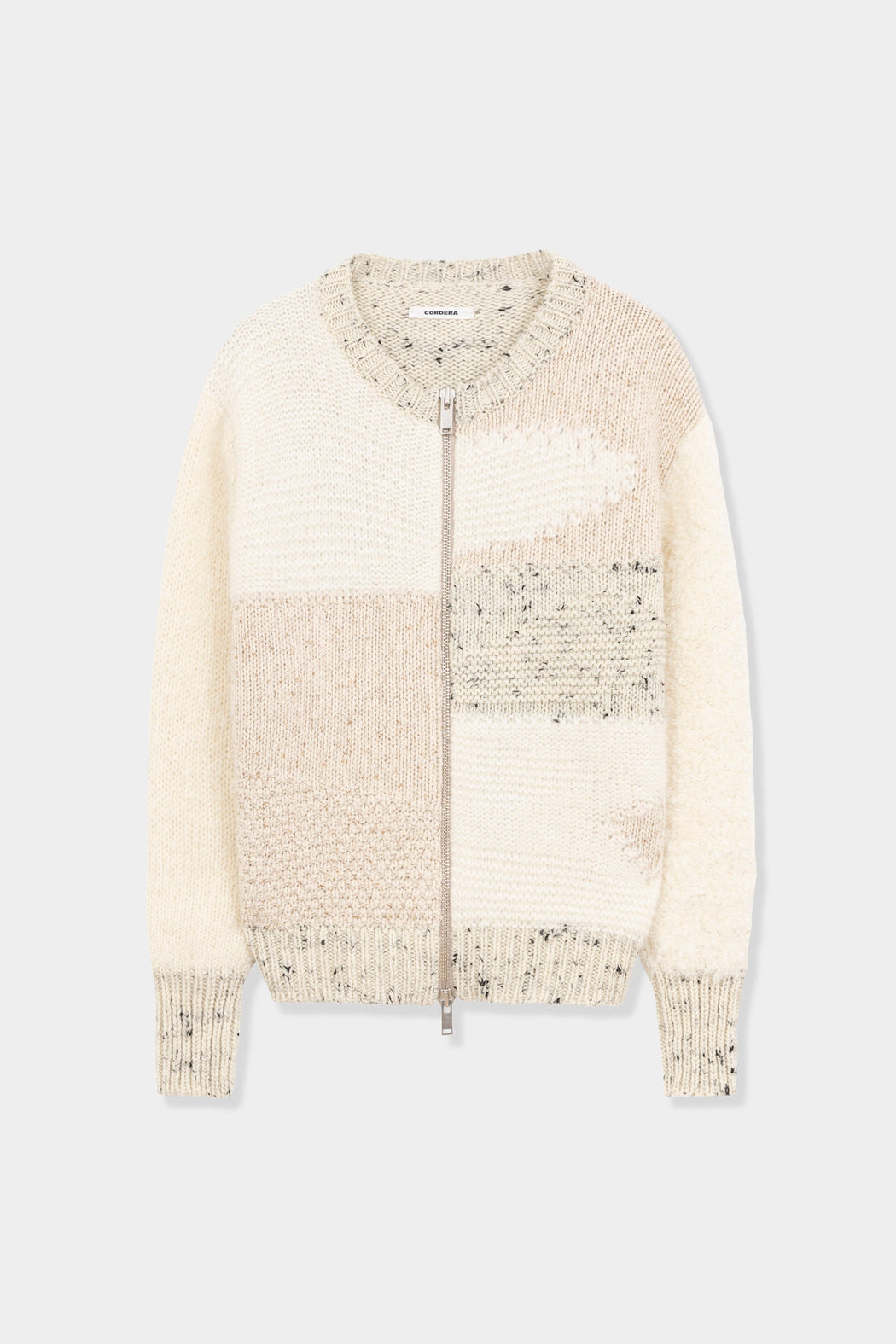 MARLED ZIP-CARDIGAN | Neutral Mix