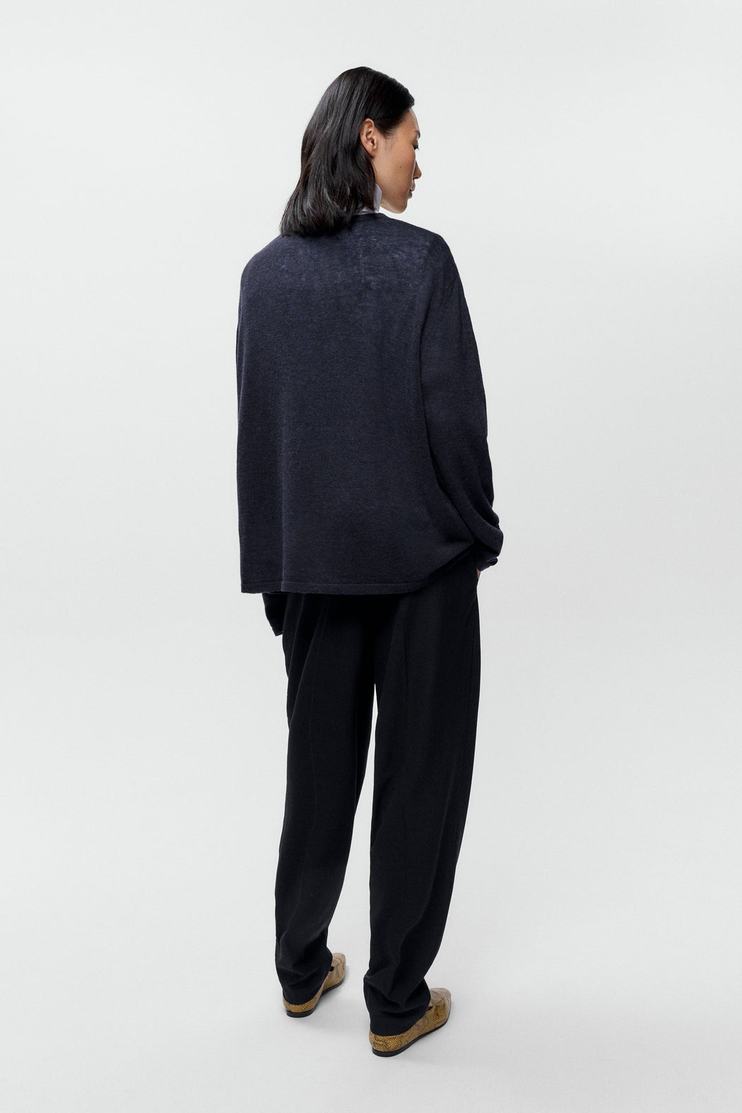 MERINO WOOL LONG-SLEEVE T-SHIRT | Anthracite