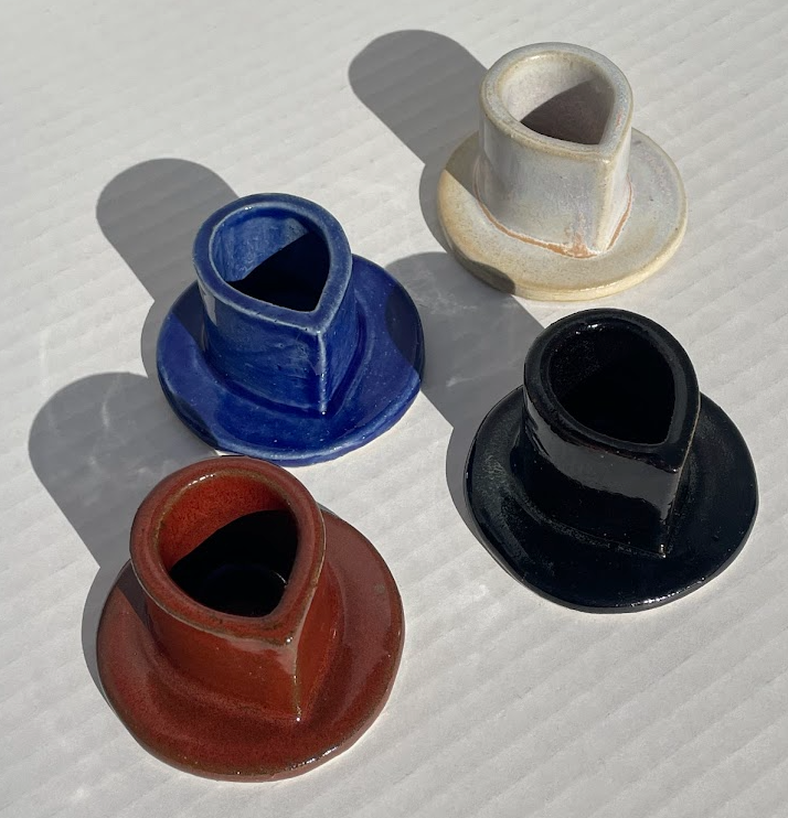 Stoneware Candle Holders