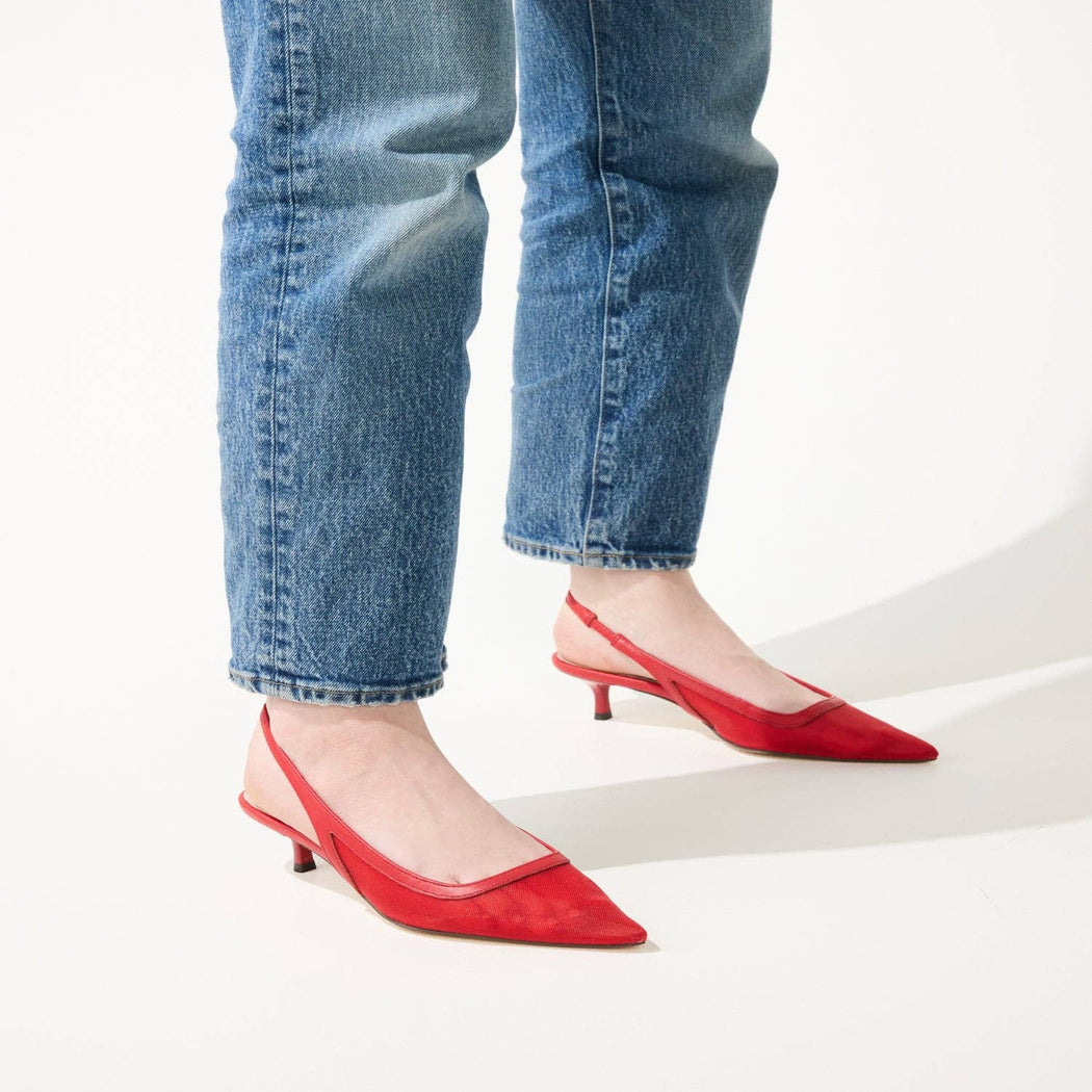 DELILAH IN RED MESH | RED