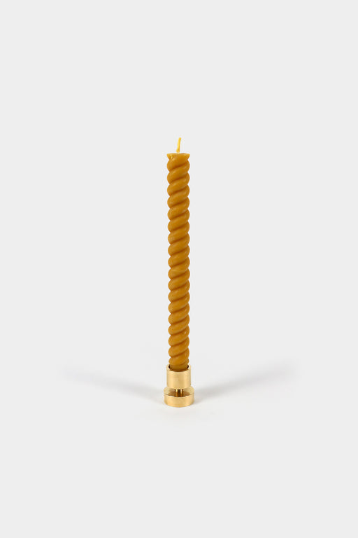 54 Celcius | Spiral Beeswax Candles (2 Pack) | Natural | Hazel & Rose | Minneapolis