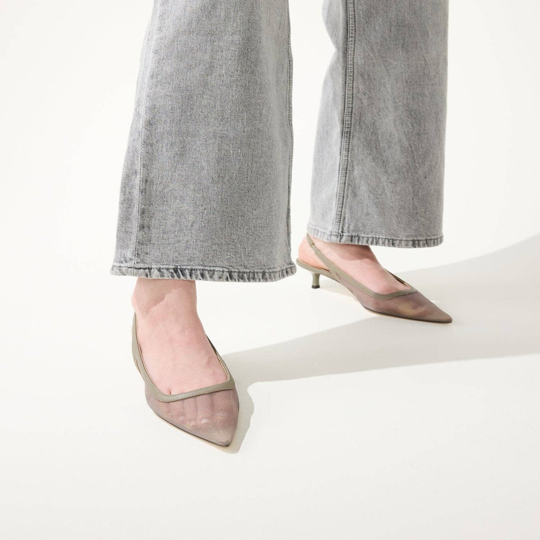 DELILAH IN TAUPE MESH | TAUPE