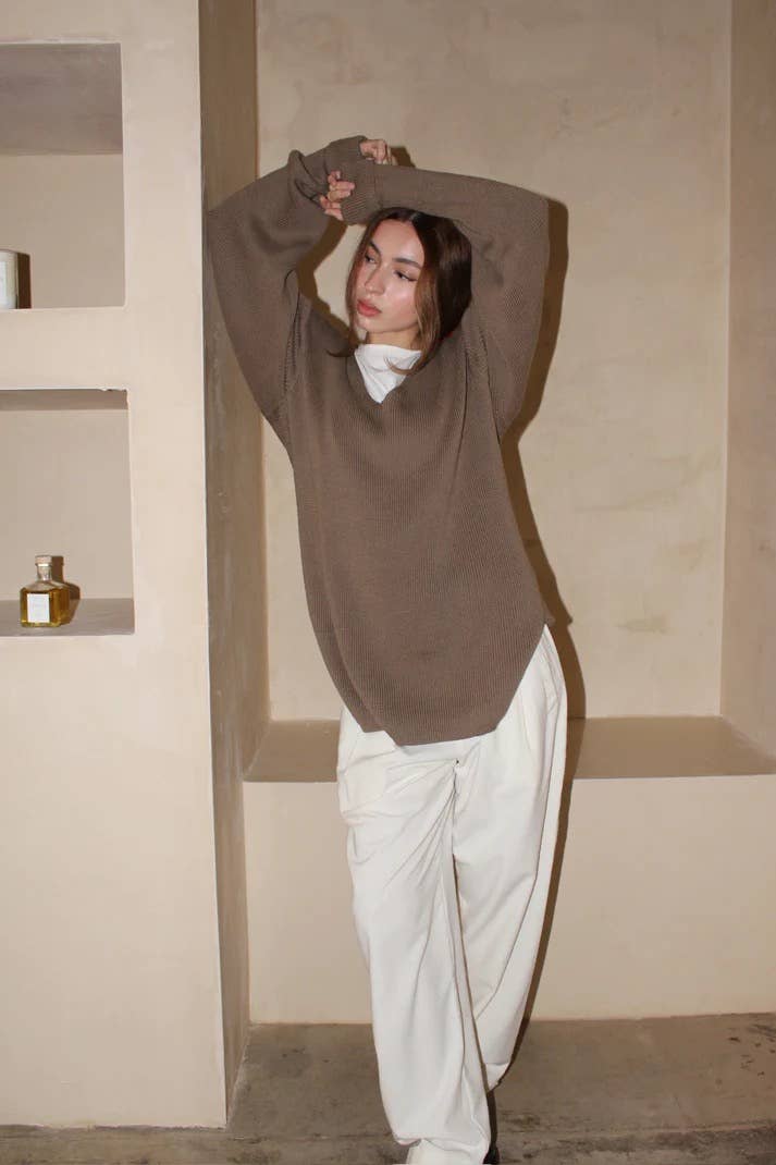Sunny Pima Cotton Pullover | Moss