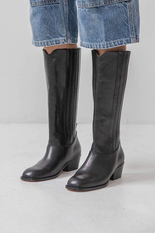 The Calf Boot | Black