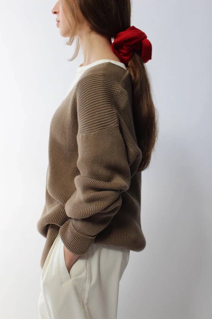 Sunny Pima Cotton Pullover | Moss