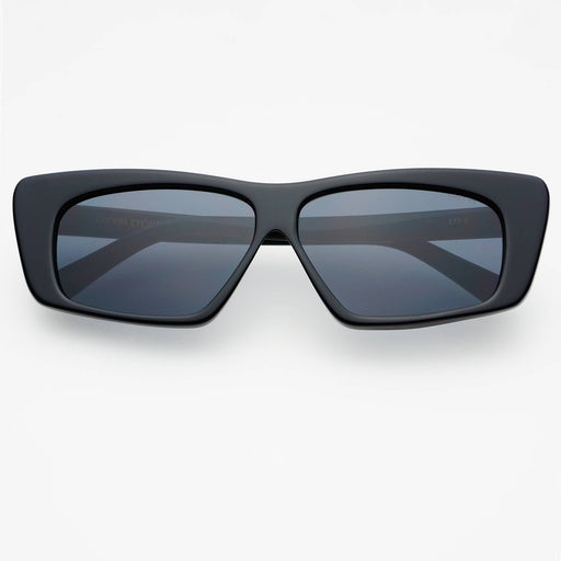 Lexi Acetate Unisex Rectangular Sunglasses : Black