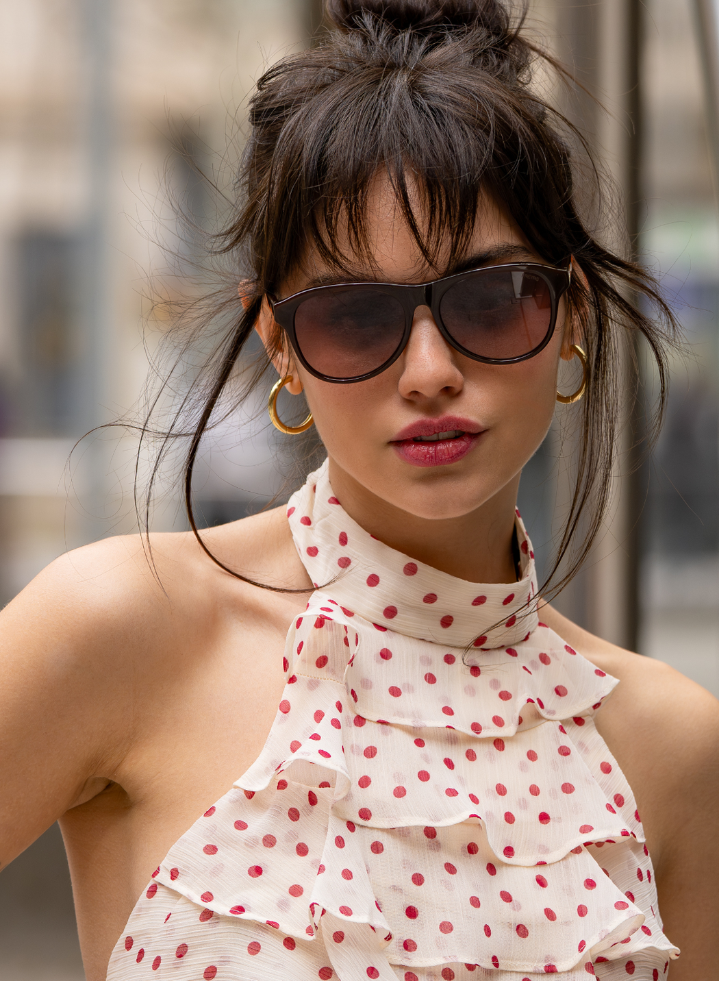 Remi Acetate Unisex Sunglasses : Chocolate Brown