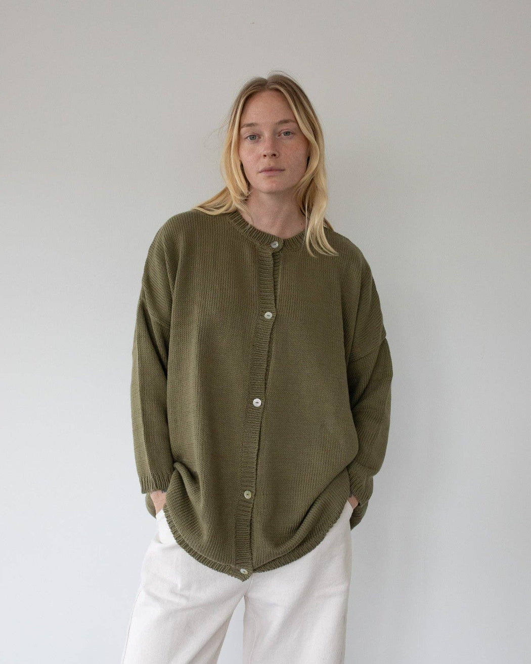 Elena Cardigan | Olive