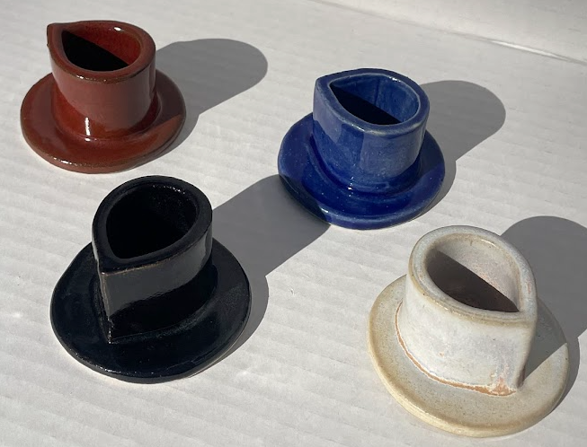 Stoneware Candle Holders