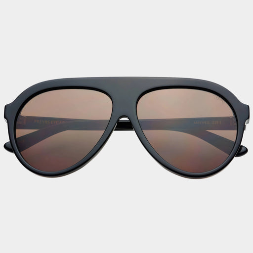 Maxwell Acetate Unisex Aviator Sunglasses  : Black