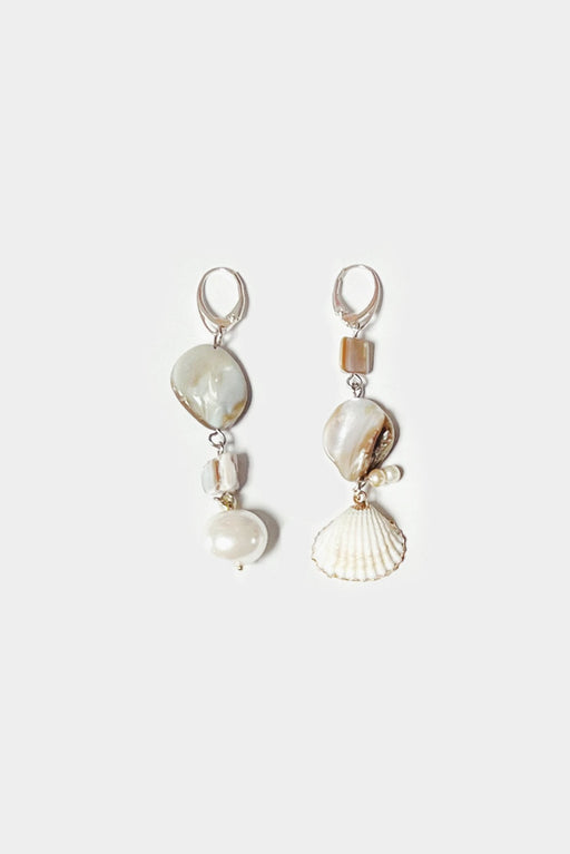 Baroque Pearl & Shell Drop Earring