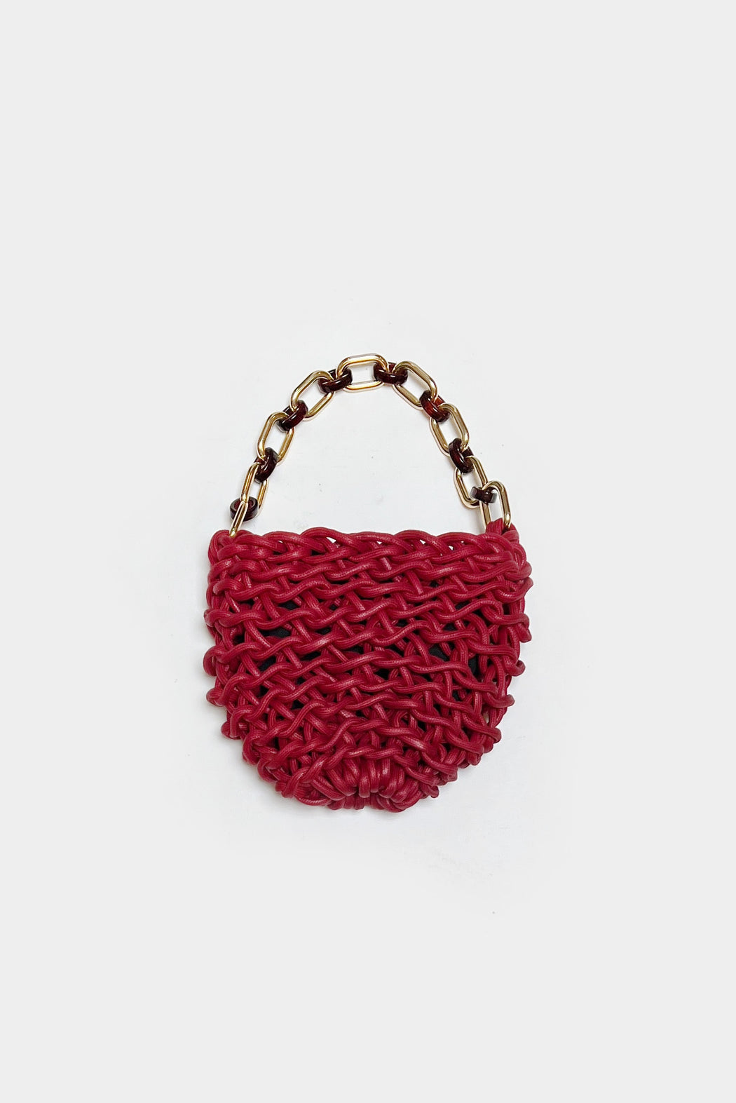 Cleo Mini Chain Bag | Red