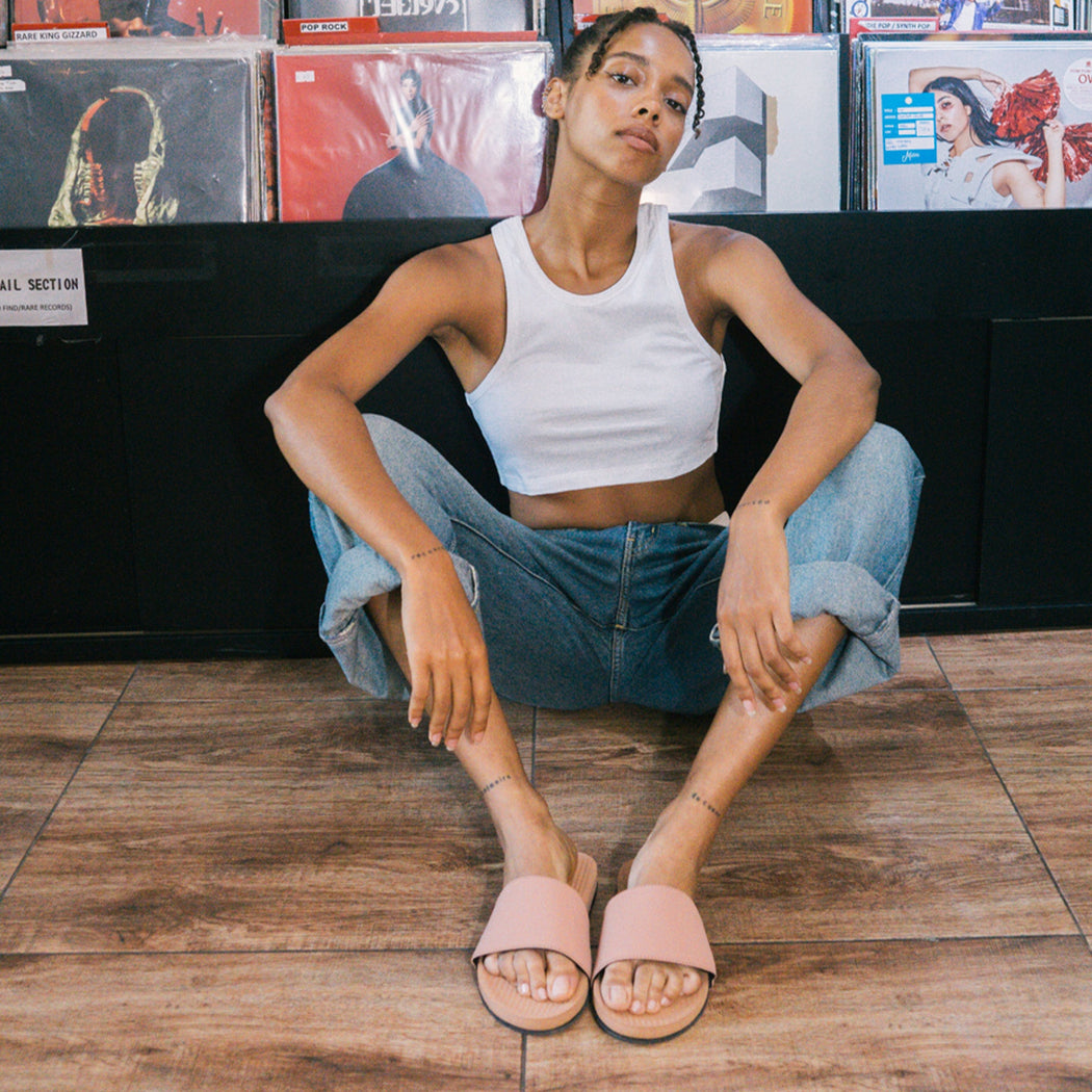 Recycled Soles Slides | Rust