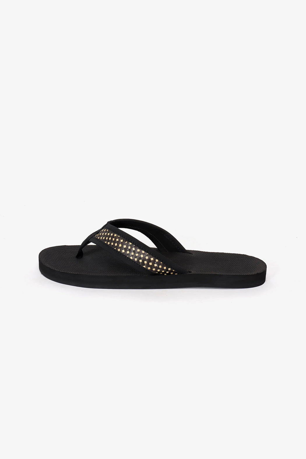 Flip Flops Weave | Black Batit Dark