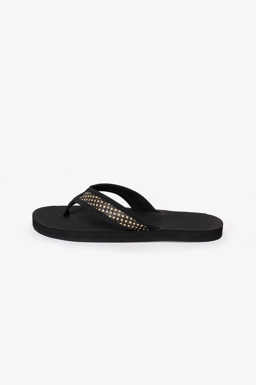 Flip Flops Weave | Black Batit Dark