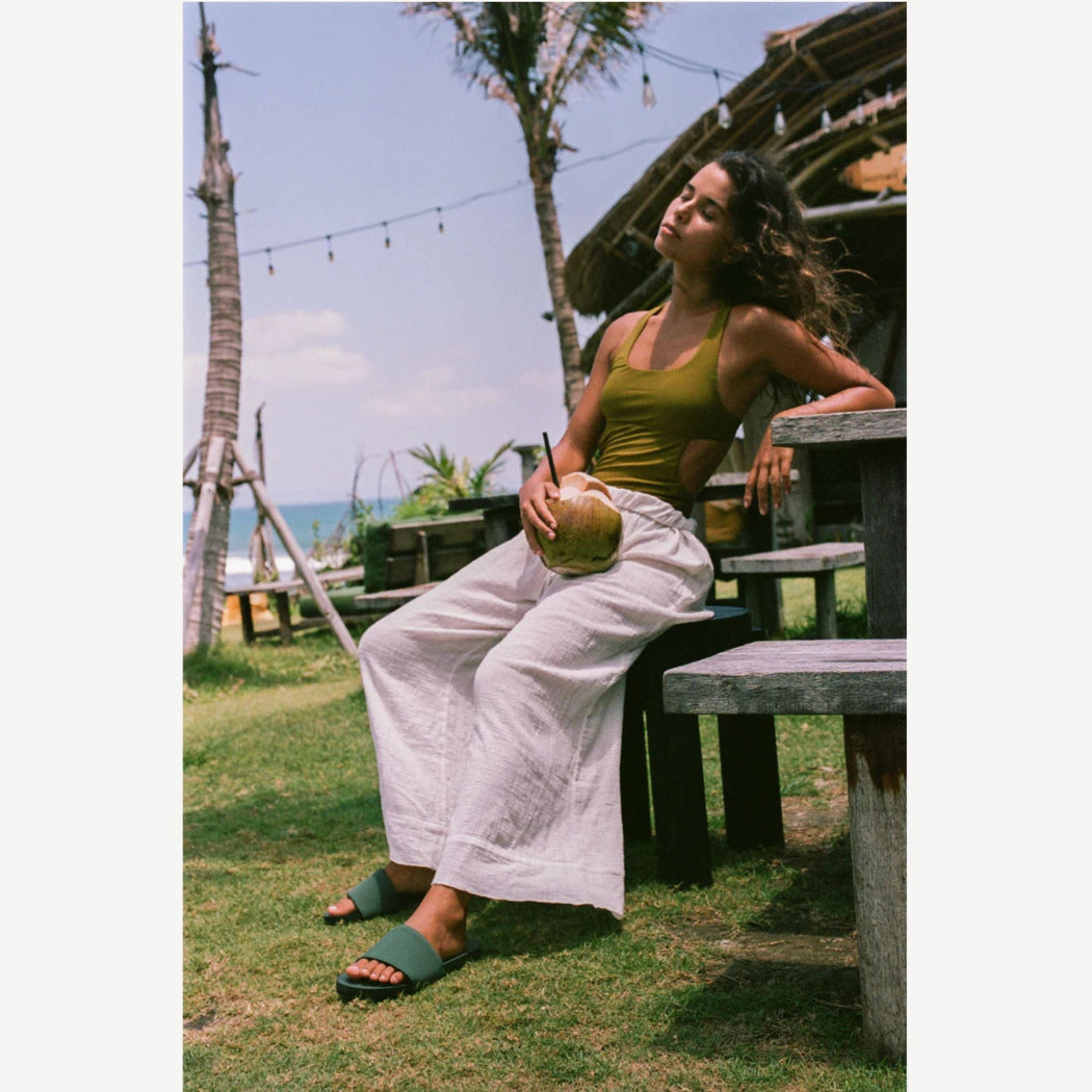 Recycled Soles Slides | Leaf