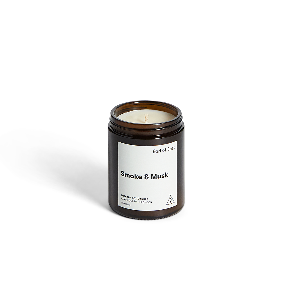 Earl Of East | SMOKE & MUSK | SOY WAX CANDLE | Hazel & Rose | Minneapolis