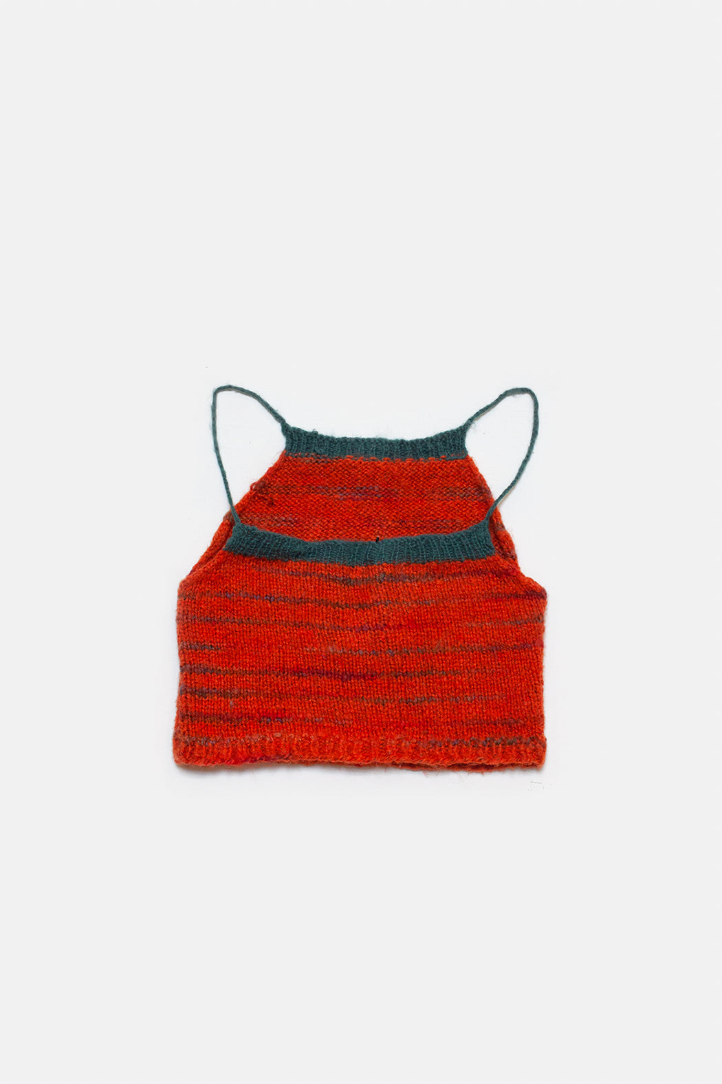 Knit Crop Tank | Orange Multi