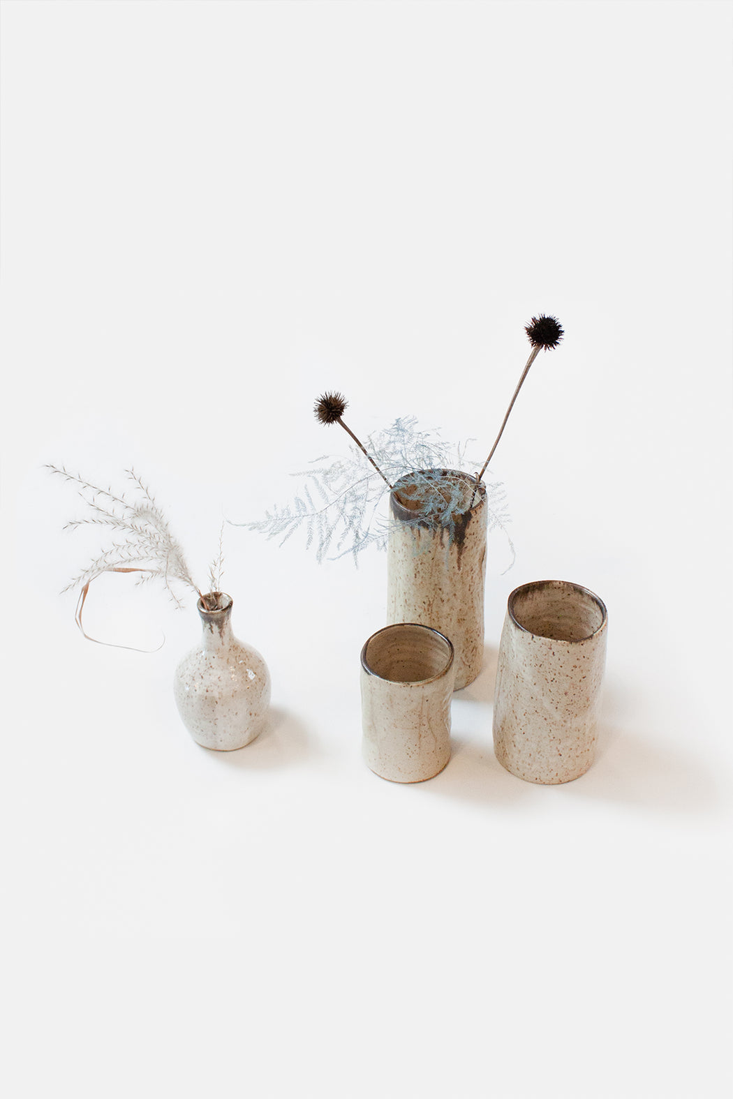 Gina DeSantis Ceramics | Medium Luna Cylinder Vase | Sand | Hazel & Rose | Minneapolis | Minnesota