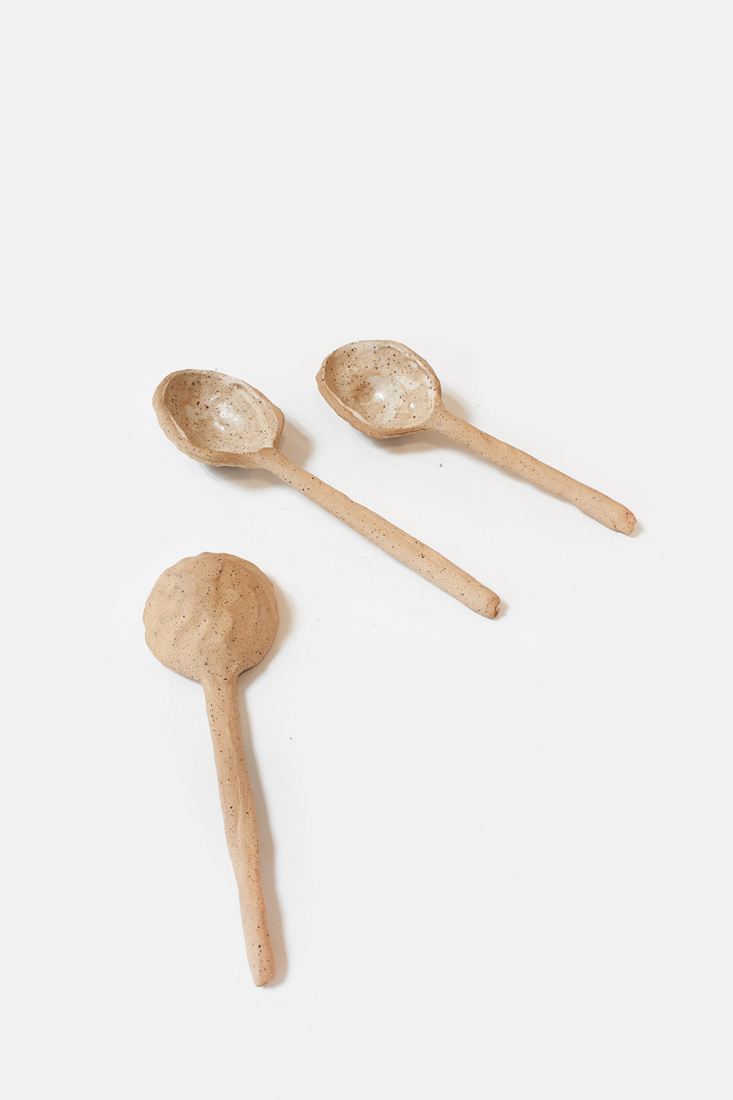 Gina DeSantis Ceramics | Hand Built Serving Spoons | Sand | Hazel & Rose | Minneapolis | Minnesota