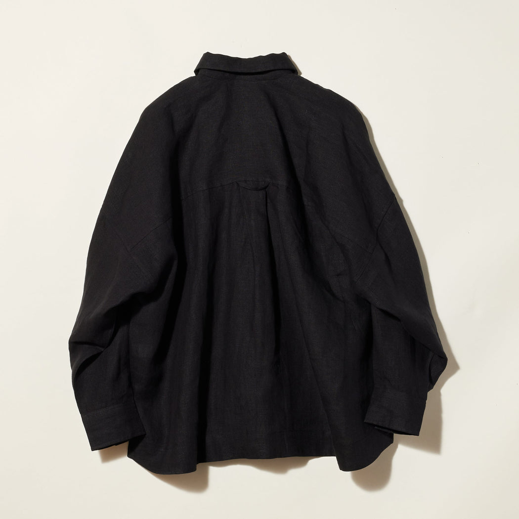 MAMENE | Essential Linen Shirt | Black | Plus Size | Minneapolis | Minnesota