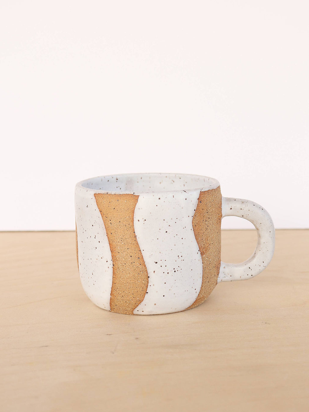Nightshift Ceramics | Wave Mug | Bright White | Hazel & Rose | Minneapolis